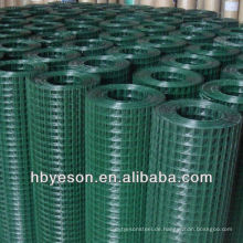 Grünes PVC beschichtetes Drahtgeflecht / Farbe PVC-Beschichtung geschweißte Draht-Ineinander greifen- / dunkelgrünes PVC-Drahtgeflecht